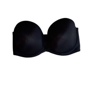 New Vanity Fair Womens 38 DD Black Bra Full Figure Underwired Removable Straps